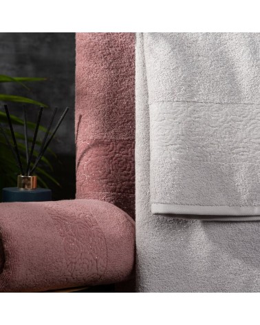 Ręcznik bawełna 50x90 Iris srebrny Eurofirany