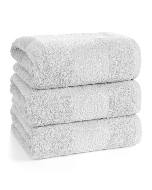 Ręcznik bawełna 70x140 Iris srebrny Eurofirany