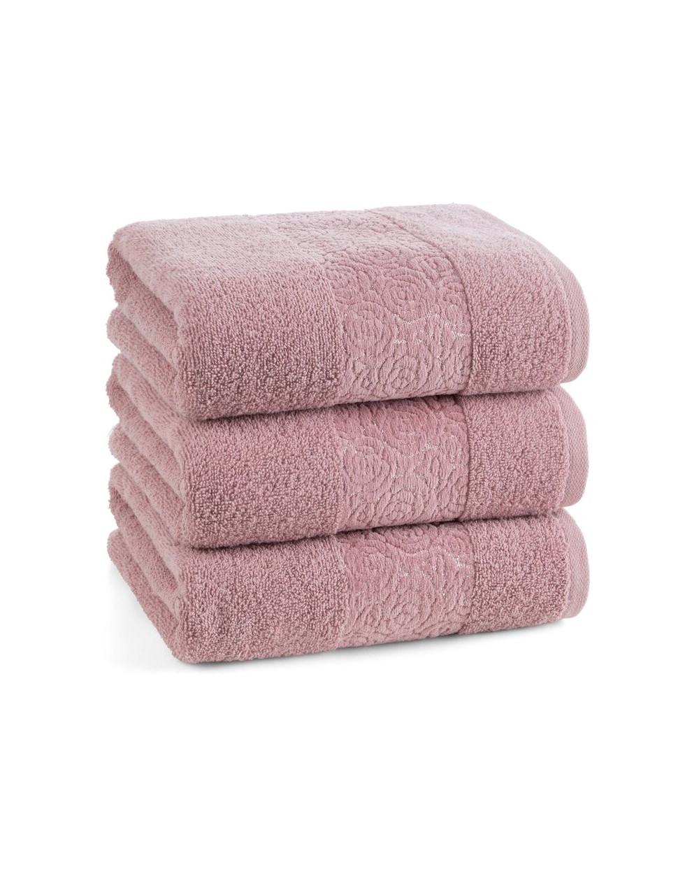 Ręcznik bawełna 30x50 Iris pudrowy Eurofirany