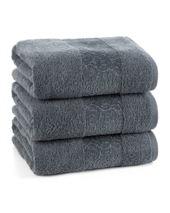 Ręcznik bawełna 50x90 Iris stalowy Eurofirany