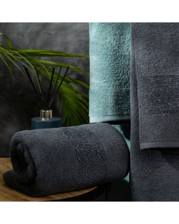 Ręcznik bawełna 50x90 Iris stalowy Eurofirany