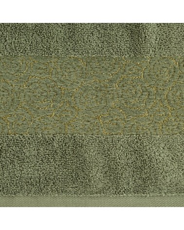 Ręcznik bawełna 70x140 Iris ciemnozielony Eurofirany