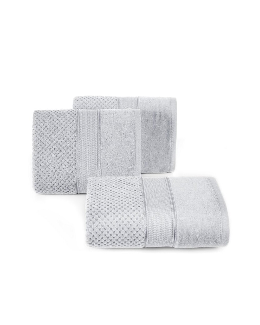 Ręcznik bawełna 90x150 Jessi srebrny Eurofirany