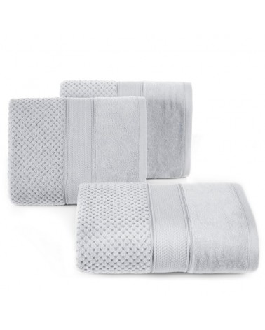 Ręcznik bawełna 90x150 Jessi srebrny Eurofirany