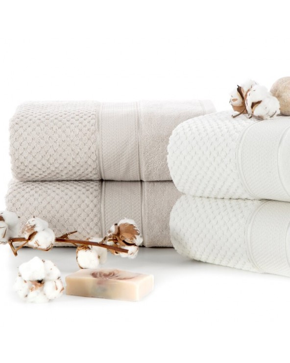 Ręcznik bawełna 90x150 Jessi srebrny Eurofirany