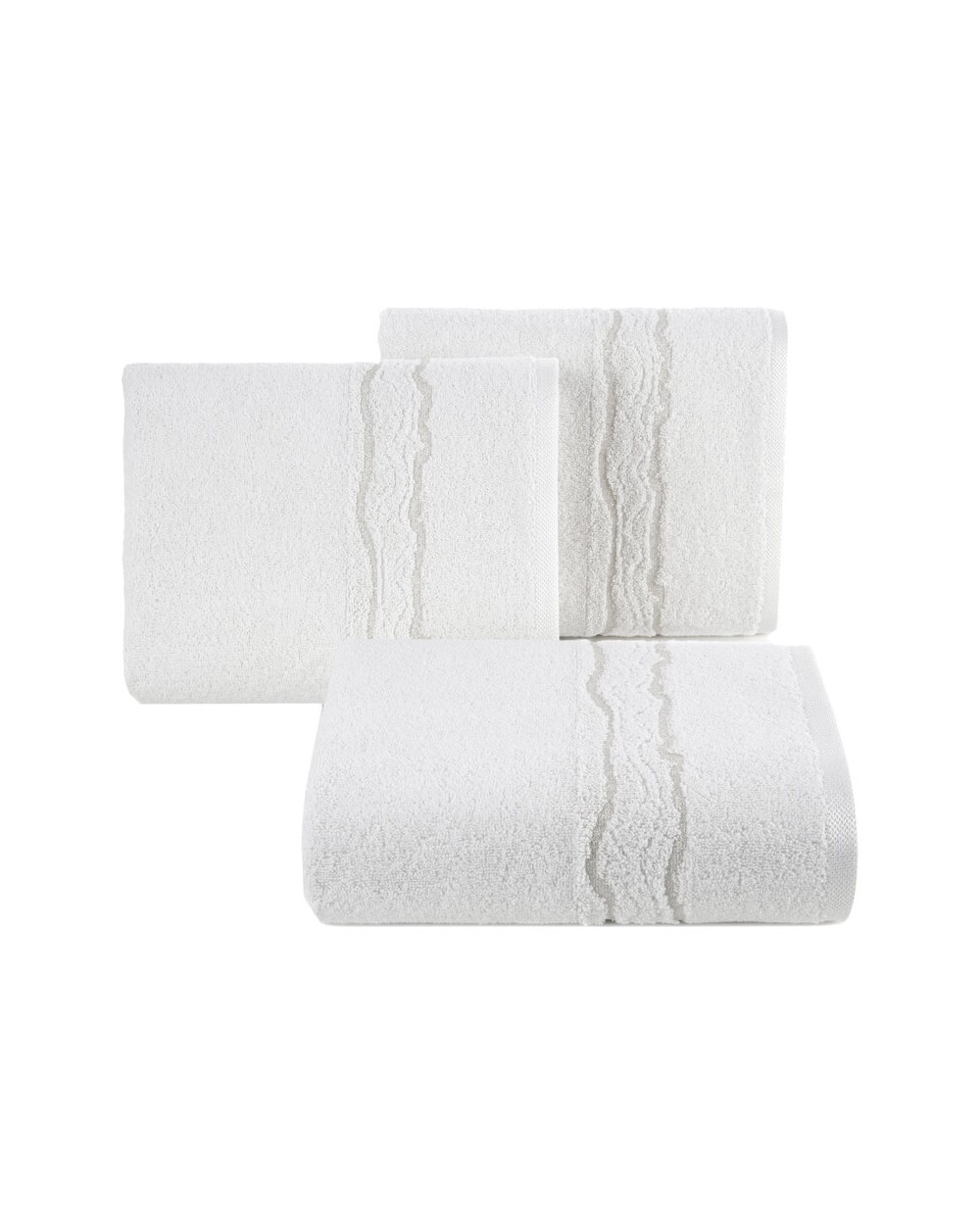 Ręcznik bawełna 70x140 Karin biały Eurofirany