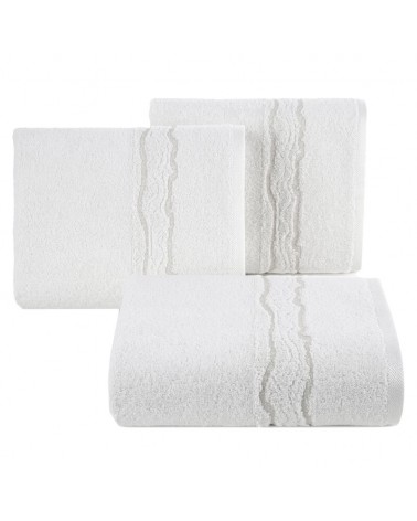 Ręcznik bawełna 70x140 Karin biały Eurofirany