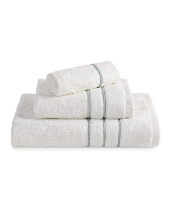 Ręcznik bawełna 30x50 + 50x90 + 70x140 kpl 3 szt Sibel kremowy Eurofirany