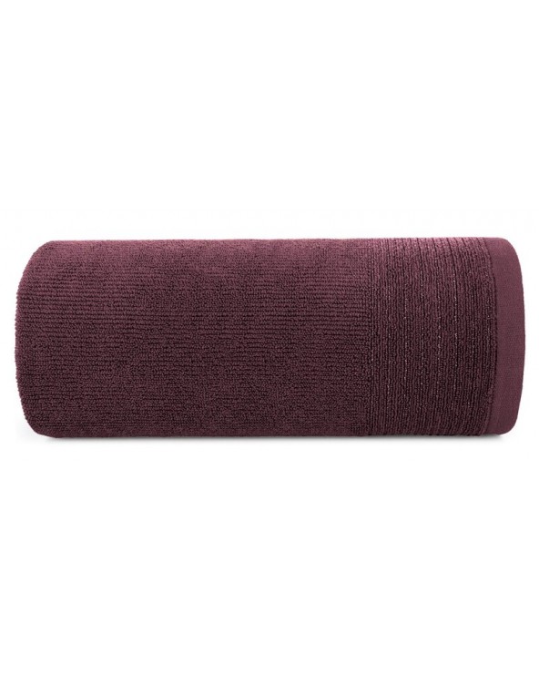 Ręcznik bawełna 50x90 Lari burgundowy Eurofirany