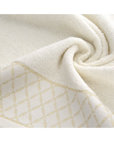 Ręcznik bawełna 30x50 Layla kremowy Eurofirany
