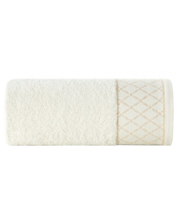 Ręcznik bawełna 70x140 Layla kremowy Eurofirany