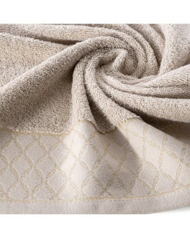 Ręcznik bawełna 70x140 Layla beżowy Eurofirany