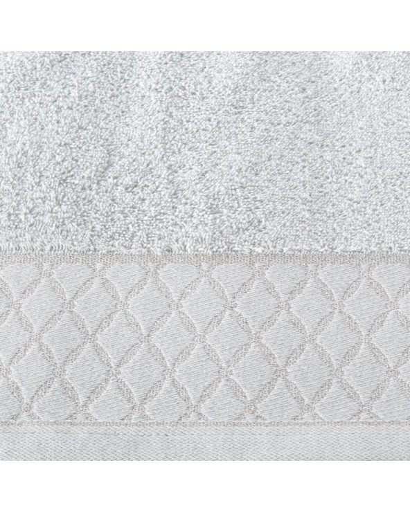 Ręcznik bawełna 50x90 Layla srebrny Eurofirany