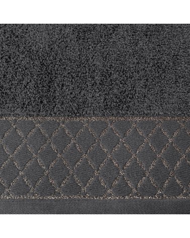 Ręcznik bawełna 30x50 Layla stalowy Eurofirany