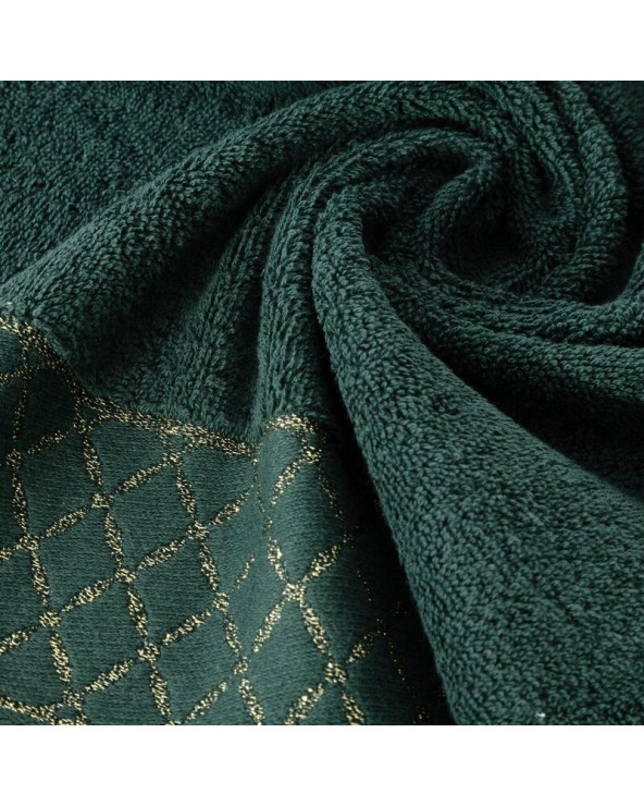 Ręcznik bawełna 50x90 Layla ciemnozielony Eurofirany