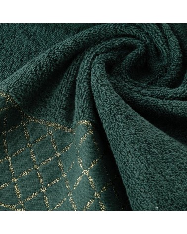 Ręcznik bawełna 70x140 Layla ciemnozielony Eurofirany