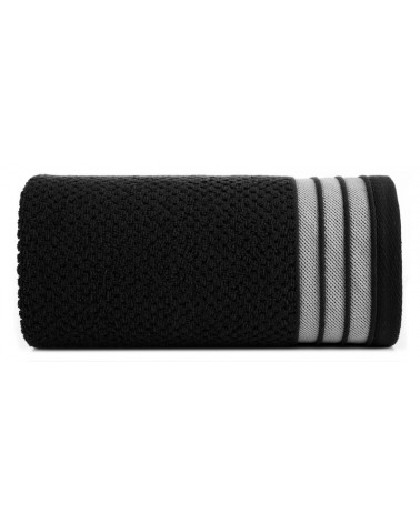 Ręcznik bawełna 70x140 Madlen czarny Eurofirany