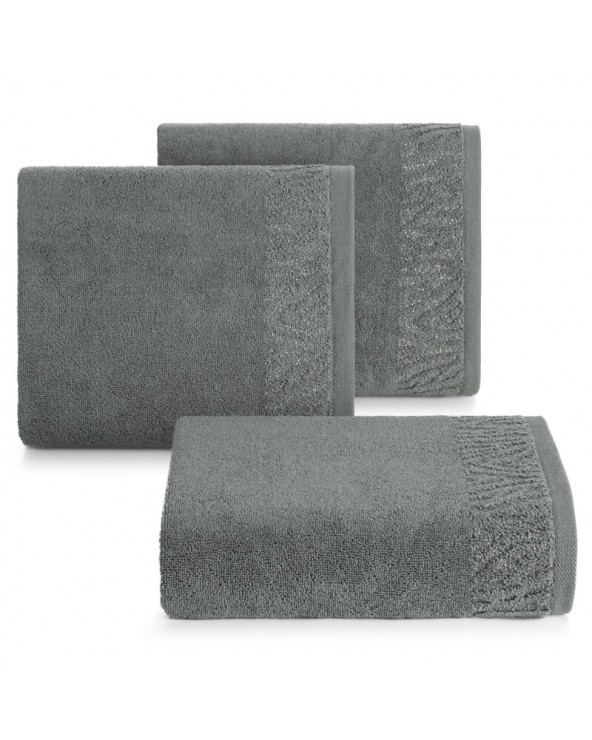 Ręcznik bawełna 30x50 Margo srebrny Eurofirany