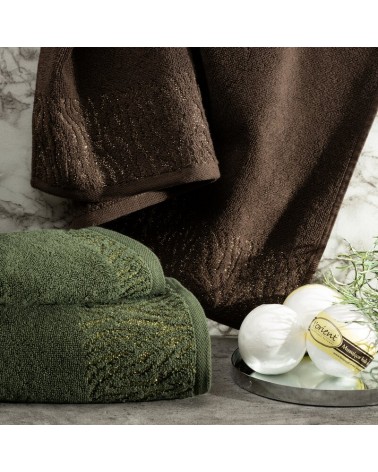 Ręcznik bawełna 50x90 Margo stalowy Eurofirany