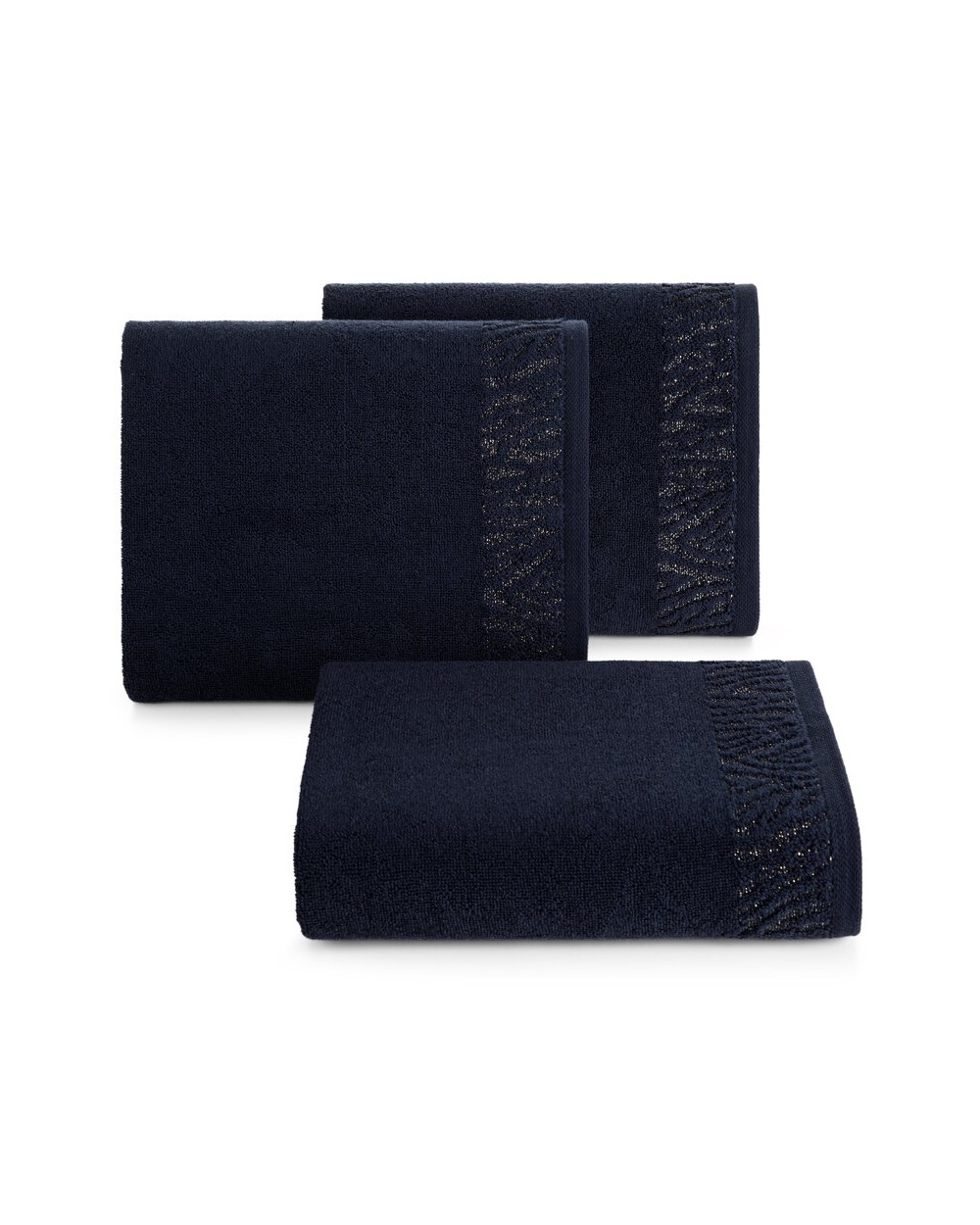 Ręcznik bawełna 50x90 Margo granatowy Eurofirany