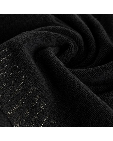 Ręcznik bawełna 70x140 Margo czarny Eurofirany