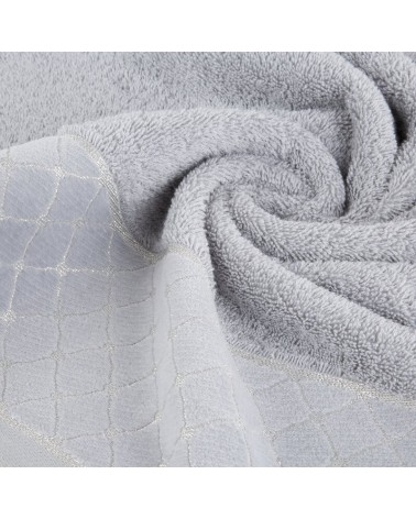 Ręcznik bawełna 50x90 Martha srebrny Eurofirany