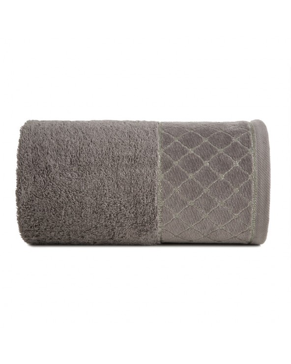 Ręcznik bawełna 50x90 Martha grafitowy Eurofirany