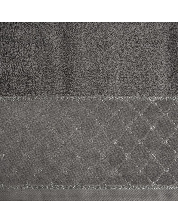 Ręcznik bawełna 50x90 Martha grafitowy Eurofirany