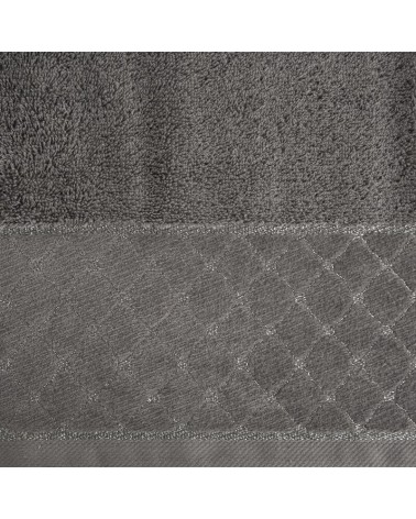 Ręcznik bawełna 50x90 Martha grafitowy Eurofirany