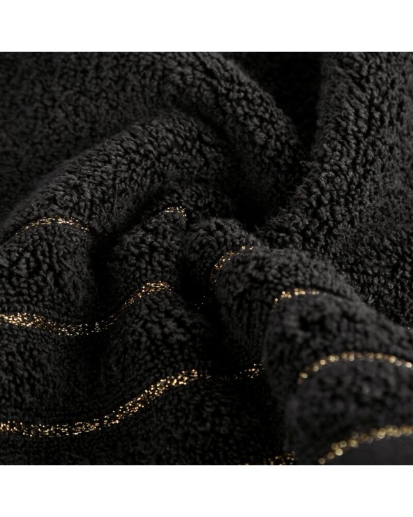 Ręcznik bawełna 70x140 Nadine czarny Eurofirany