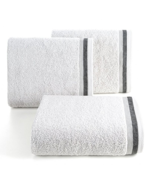 Ręcznik bawełna 30x50 Niko srebrny Eurofirany