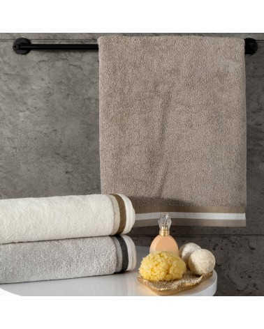 Ręcznik bawełna 50x90 Niko srebrny Eurofirany