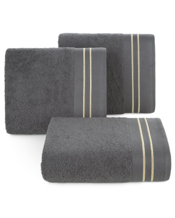 Ręcznik bawełna 30x50 Olivia stalowy Eurofirany