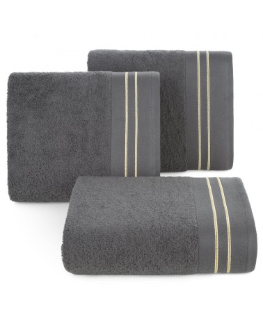 Ręcznik bawełna 30x50 Olivia stalowy Eurofirany