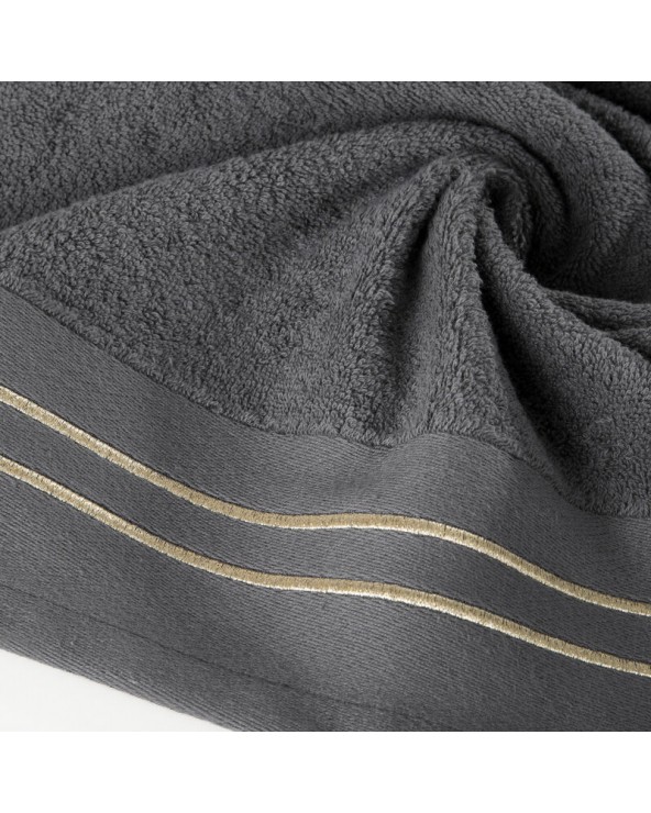 Ręcznik bawełna 30x50 Olivia stalowy Eurofirany