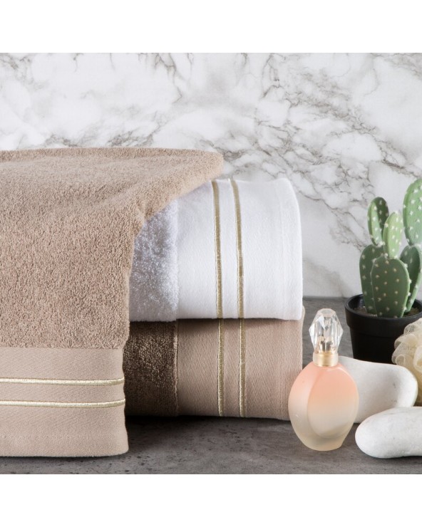 Ręcznik bawełna 50x90 Olivia stalowy Eurofirany