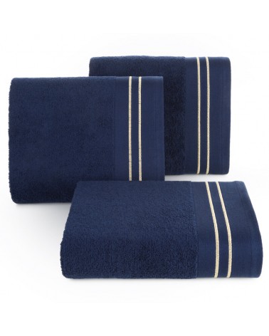 Ręcznik bawełna 50x90 Olivia granatowy Eurofirany
