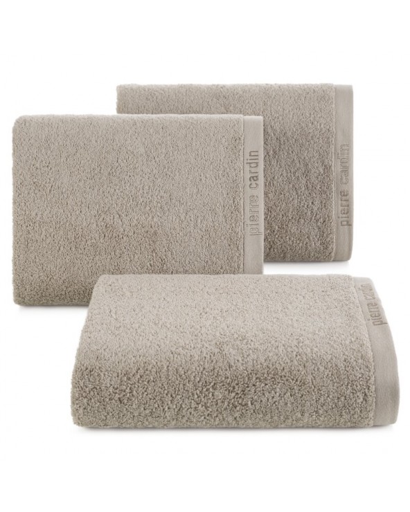 Ręcznik bawełna 30x50 Pierre Cardin Evi ciemnobeżowy Eurofirany
