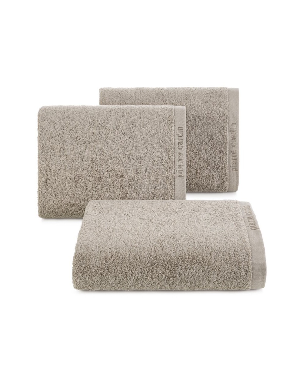 Ręcznik bawełna 30x50 Pierre Cardin Evi ciemnobeżowy Eurofirany