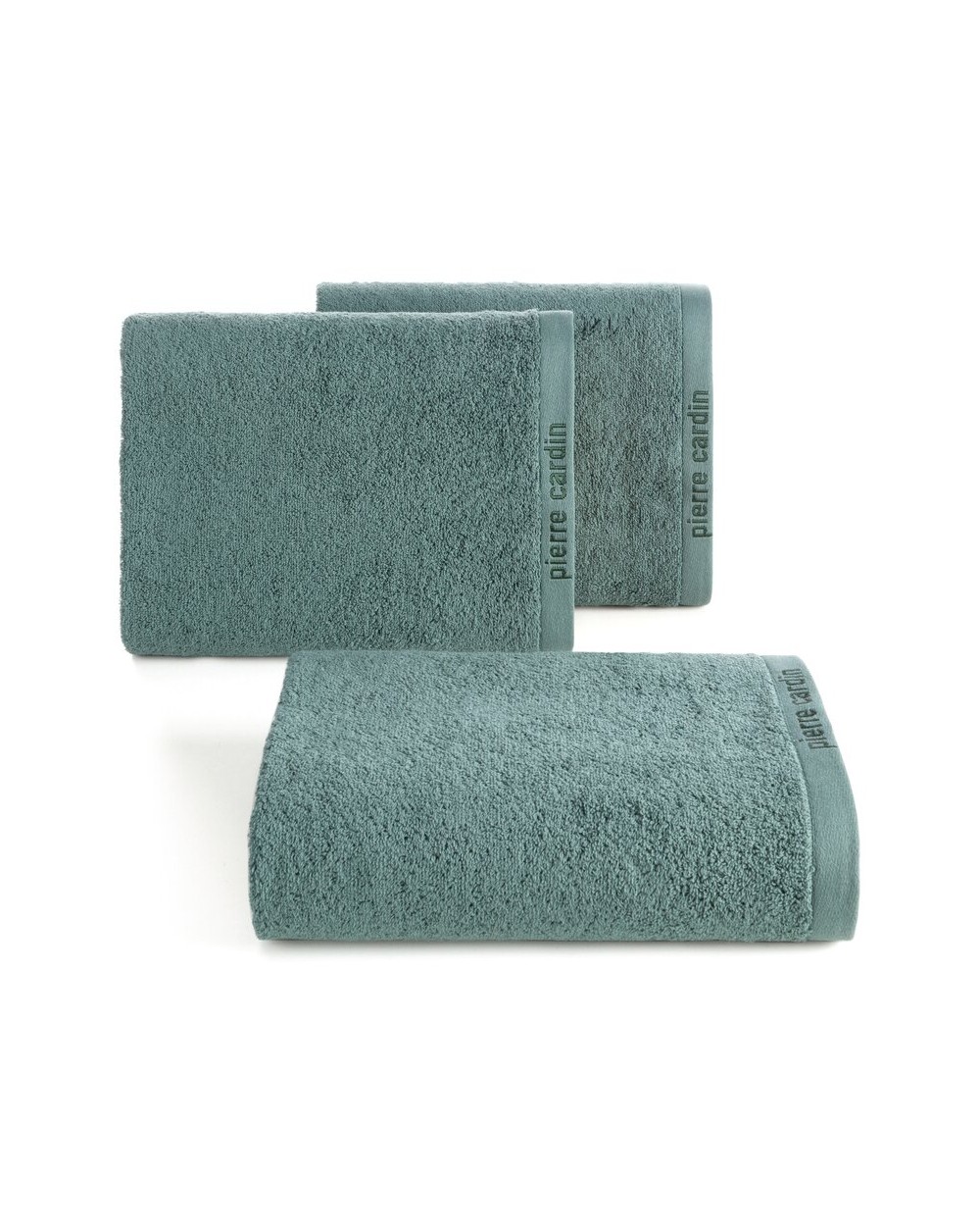 Ręcznik bawełna 70x140 Pierre Cardin Evi ciemnomiętowy Eurofirany