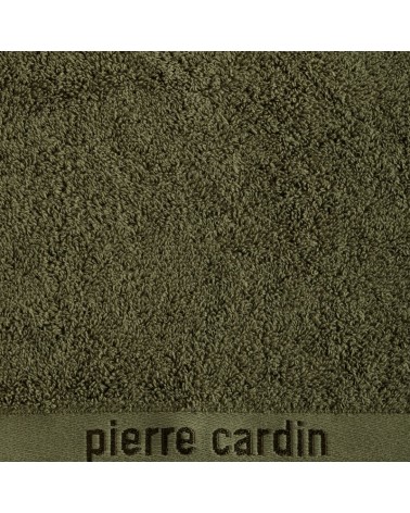 Ręcznik bawełna 30x50 Pierre Cardin Evi ciemnooliwkowyEurofirany