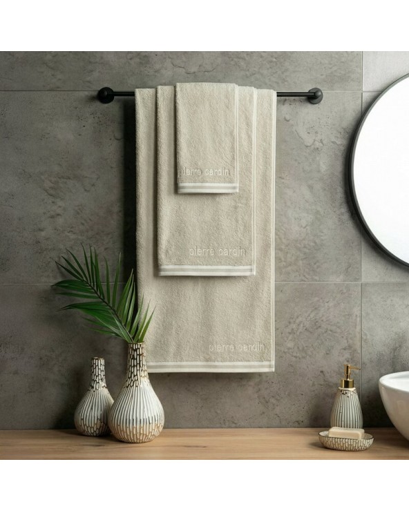 Ręcznik bawełna 50x90 Pierre Cardin Rocco beżowy Eurofirany
