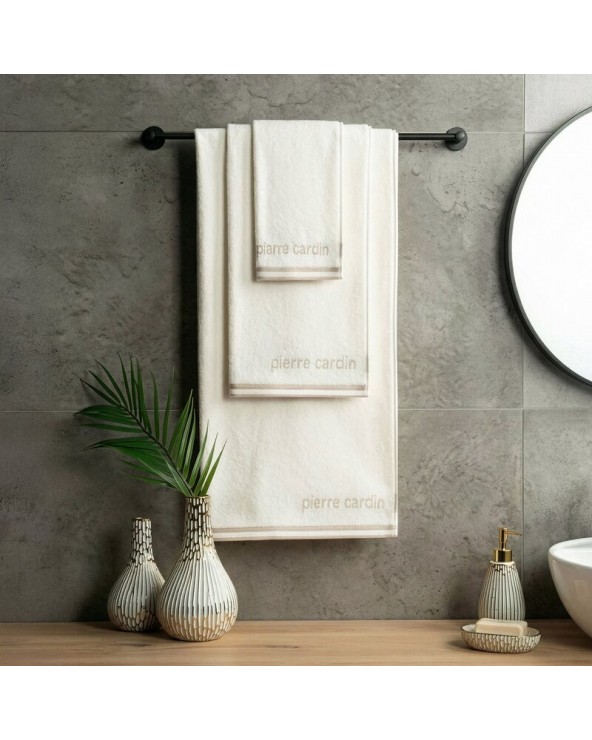 Ręcznik bawełna 50x90 Pierre Cardin Rocco kremowy Eurofirany