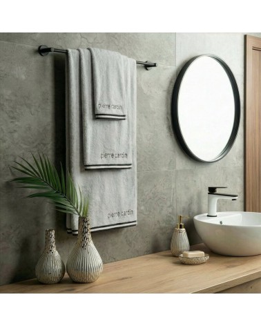 Ręcznik bawełna 70x140 Pierre Cardin Rocco srebrny Eurofirany