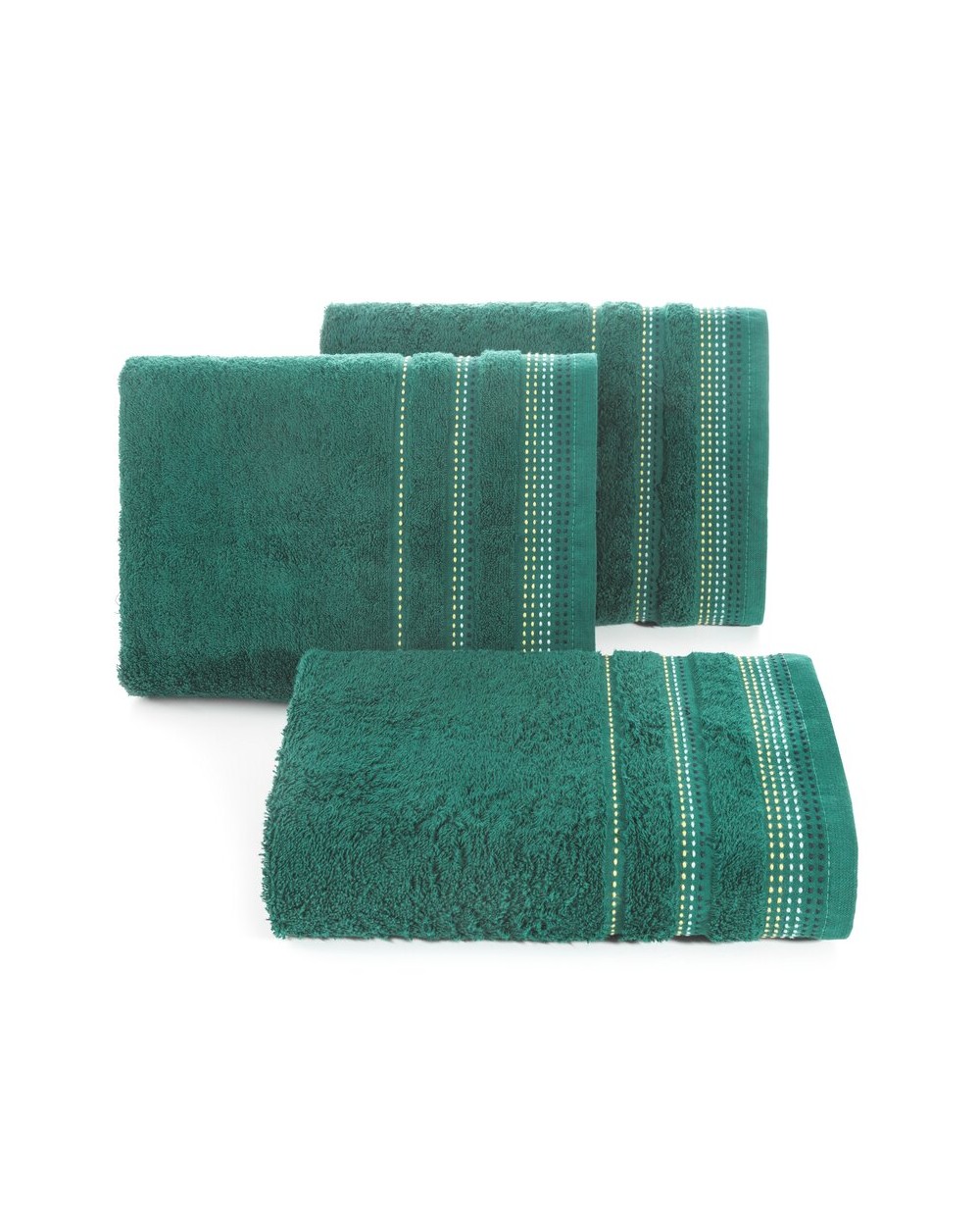 Ręcznik bawełna Pola 50x90 ciemnozielony Eurofirany