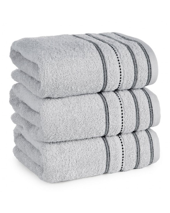 Ręcznik bawełna 70x140 Vento srebrny Eurofirany