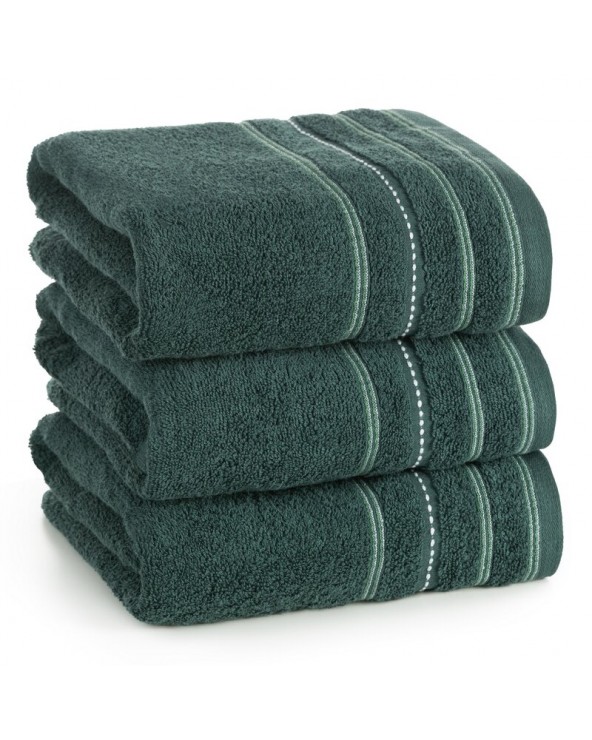 Ręcznik bawełna 70x140 Vento ciemnozielony Eurofirany
