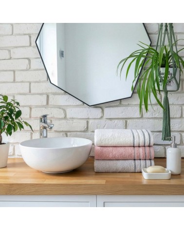 Ręcznik bawełna 70x140 Vento ciemnozielony Eurofirany