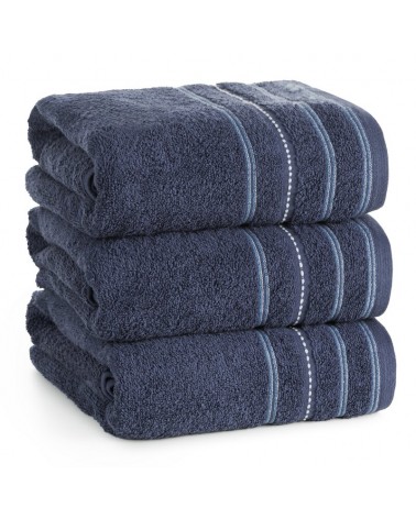 Ręcznik bawełna 30x50 Vento granatowy Eurofirany