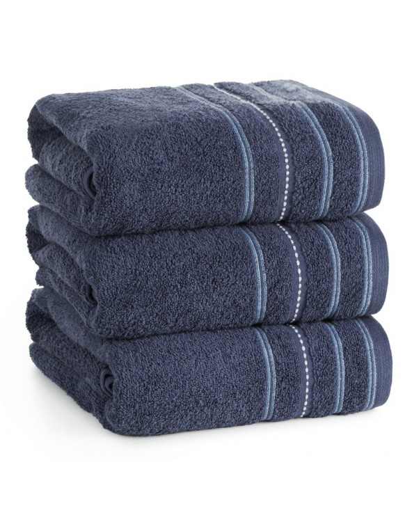 Ręcznik bawełna 70x140 Vento granatowy Eurofirany